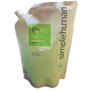 34 Oz CUCUMBER Simplehuman Moisturizing Liquid Hand Soap Refill *Sealed*